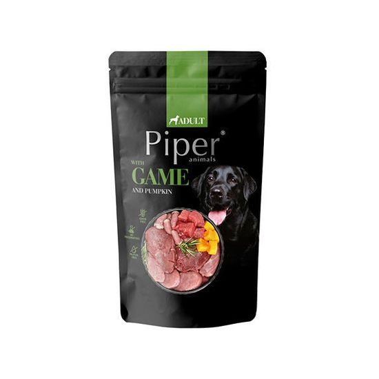 Piper NEW se zvěřinou a dýní, kapsička pro psy 150 g