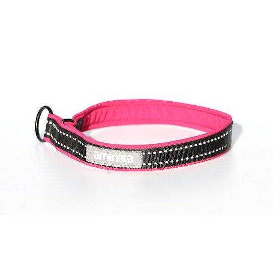 Aminela obojek polostahovací Sport & City 25mm/60cm + 5cm malinová