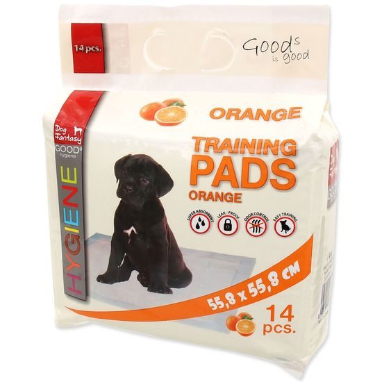 Dog fantasy Podložka Orange 55,8x55,8cm 14ks