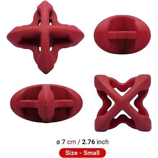 Petdreamhouse Chewtastic Geometrics Geo-AstroRolly – červená