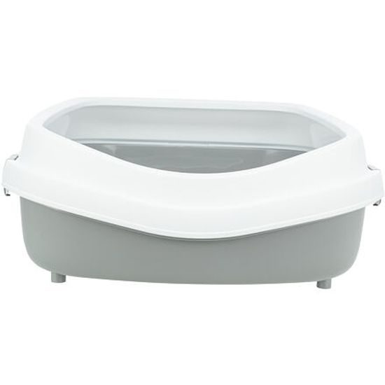 Trixie Toaleta Primo XXL s okrajem 56x25x71cm šedá/bílá