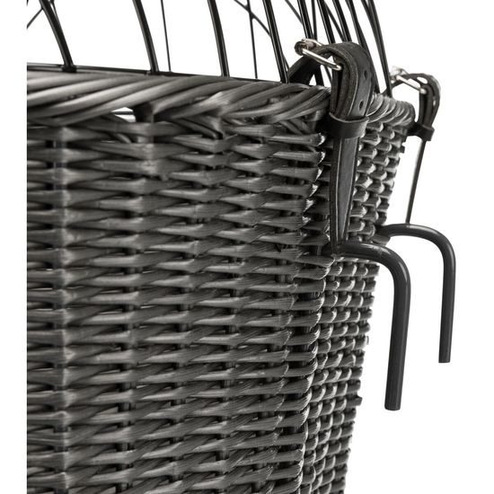 Trixie Transportní košík na řidítka 44 x 34 x 41cm antracit (max. 5kg)