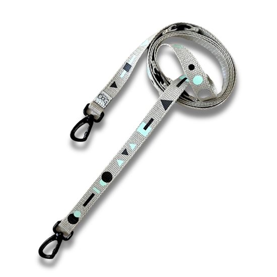 FUNKY DOG Konopné přepínací vodítko pro psa 3 m barevný vzor