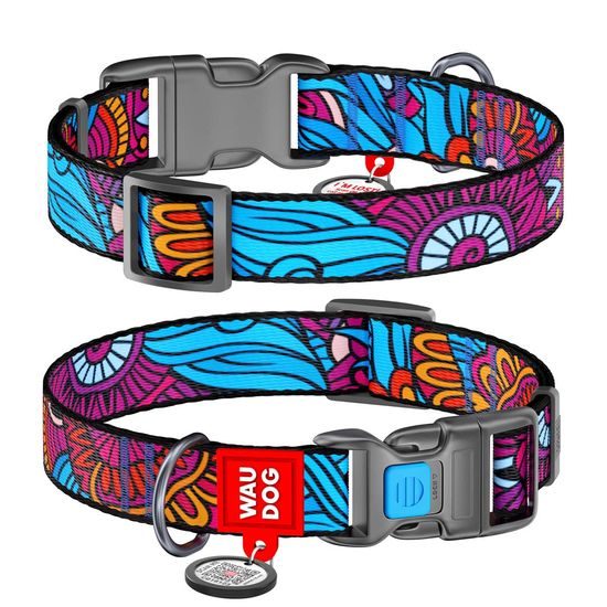 WAUDOG Obojek nylonový Summer QR