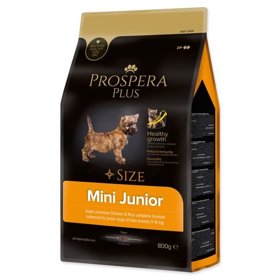 Prospera Plus Krmivo Mini Junior kuře s rýží 0,8kg