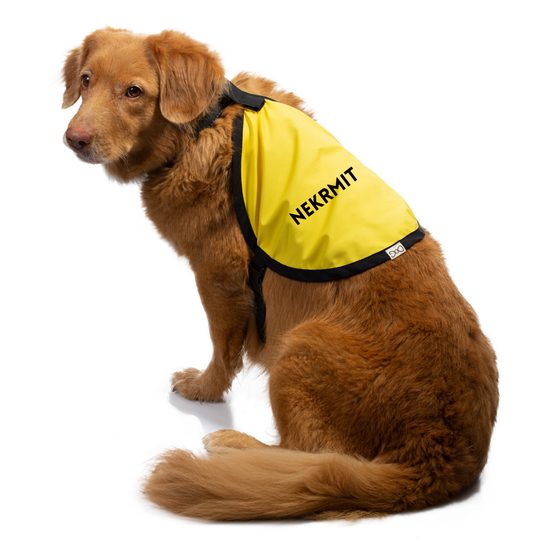 FUNKY DOG Žlutá signalizační vesta pro psy