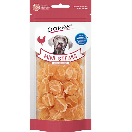 Dokas Mini steaky z kuřecích prsou 50 g