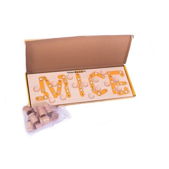 My Intelligent Pets Dřevěný hlavolam Mice (14 dřevěných válečků)