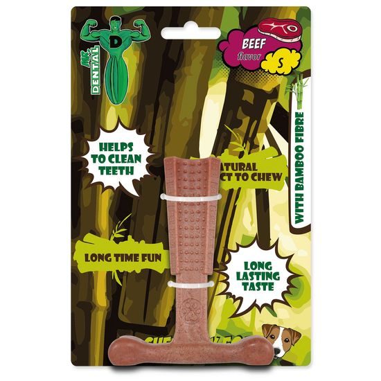 Mr.dental Hračka Mr. Dental žvýkací bambone kladivo hovězí S