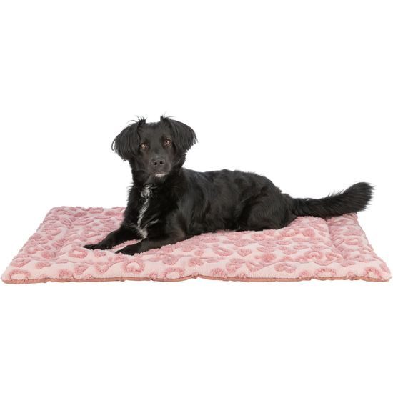 Trixie Podložka na ležení HEARTS 90 x 70 cm růžová - LIMITOVANÁ NABÍDKA