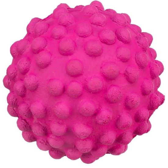 Trixie Neonový míč se špuntíky mechová guma 7cm