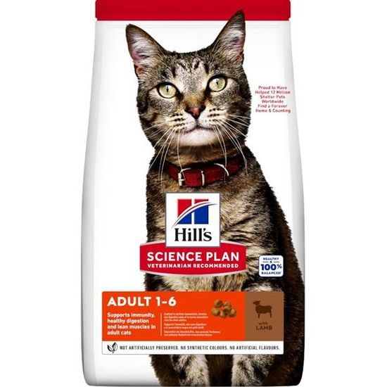 Hill's Science Plan Feline Adult Lamb & Rice 10 kg