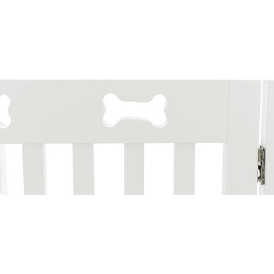 Trixie Branka pro psy 4 díly 60-160x75cm bílá