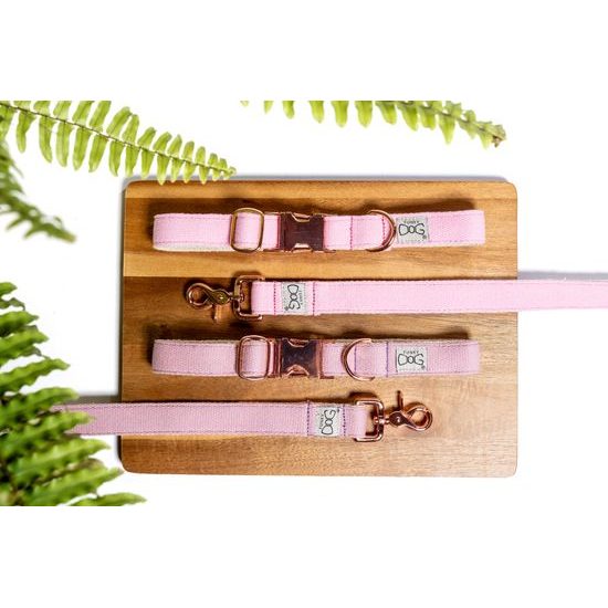 FUNKY DOG Konopný lila obojek pro psa 2,5 cm