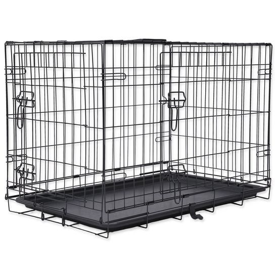 Dog fantasy Klec skládací M 2 dveře 75x46x53cm