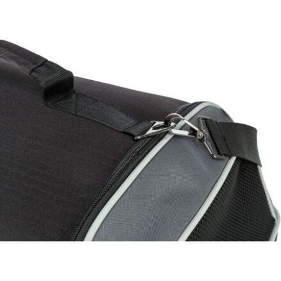 Trixie Letecká přepravní taška BOARDING 55x 23x 40cm do 7kg černá/šedá