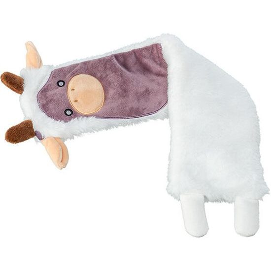 Trixie Be Eco kráva recyklovaná hračka pro psy šustící 51 cm polyester bílá/fialová