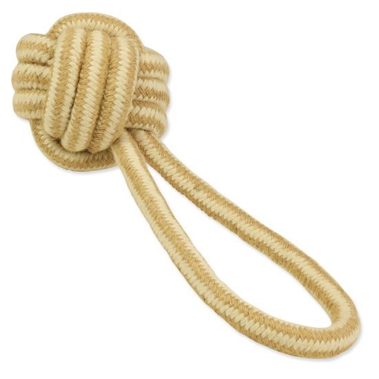 Dog fantasy Hračka přetahovadlo Juta míč házecí krátký 28cm