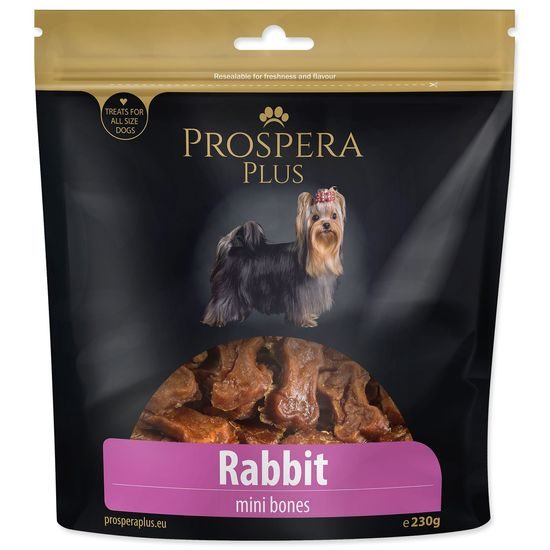 Prospera Plus Pochoutka králičí mini kosti 230g