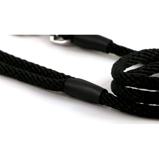 Aminela lanové vodítko 12mm/150cm černé