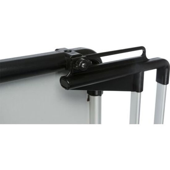 Trixie Univerzální zadní mřížka/mění kufr v přepravku 94-14x69x53cm světlešedá/stříbrná