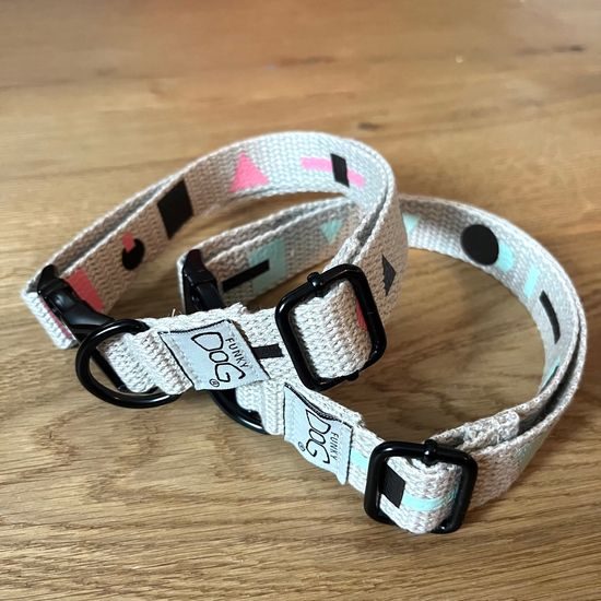 FUNKY DOG Konopný 2,5cm obojek pro psa