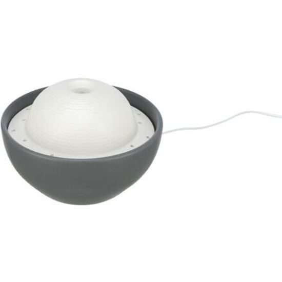 Trixie Vital Dome keramická fontánka na pití 1,5l/20x10x20cm šedá/bílá