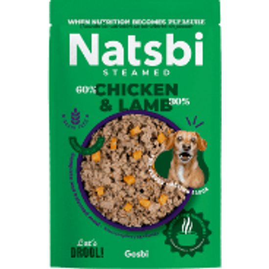 NATSBI Steamed CHICKEN&LAMB 500g