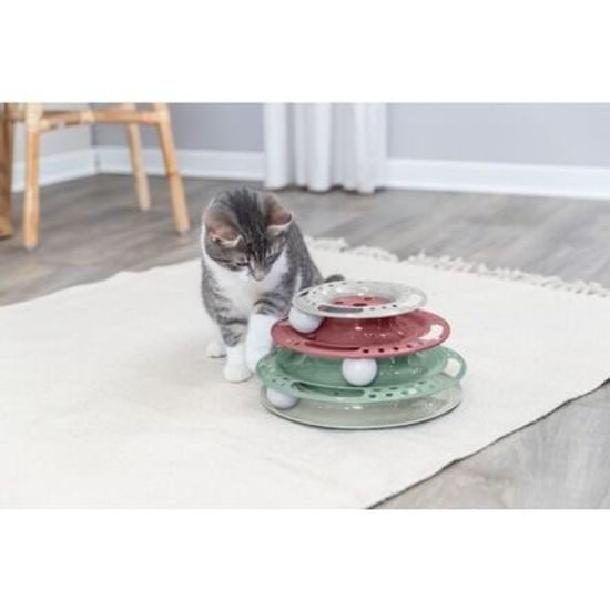 Trixie Kruhová věž/bubínek s míčky 25cmx13cm