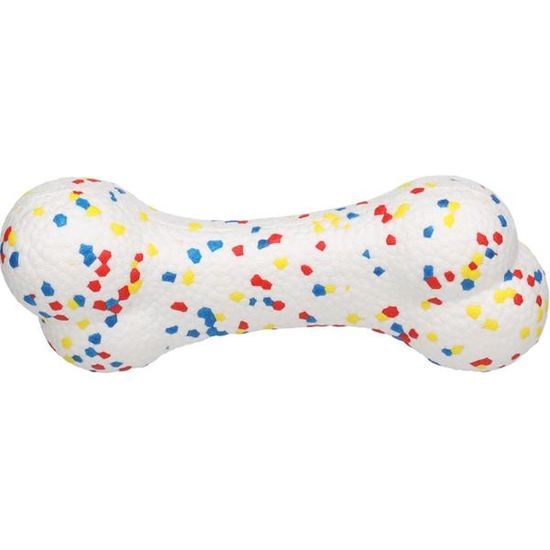 Flamingo Hračka TPU Kona kost 20,5cm bílá