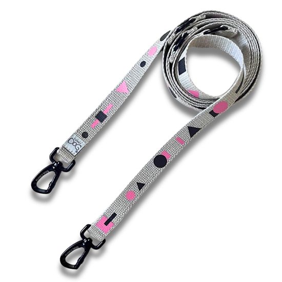FUNKY DOG Konopné přepínací vodítko pro psa 3 m barevný vzor