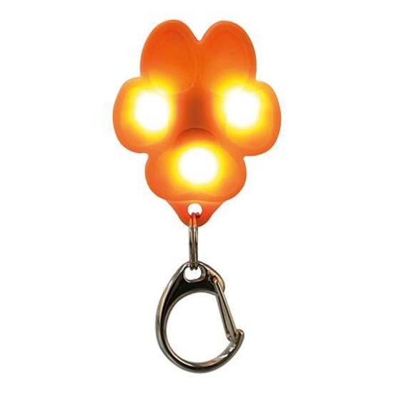 Trixie Flasher USB blikačka pro psy 3,5x4,3cm tvar tlapka