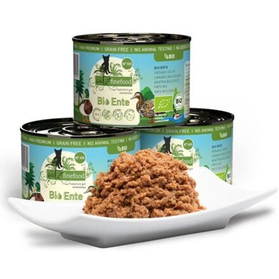 Catz finefood Konzerva CF Bio No.505 s kachním masem 200 g