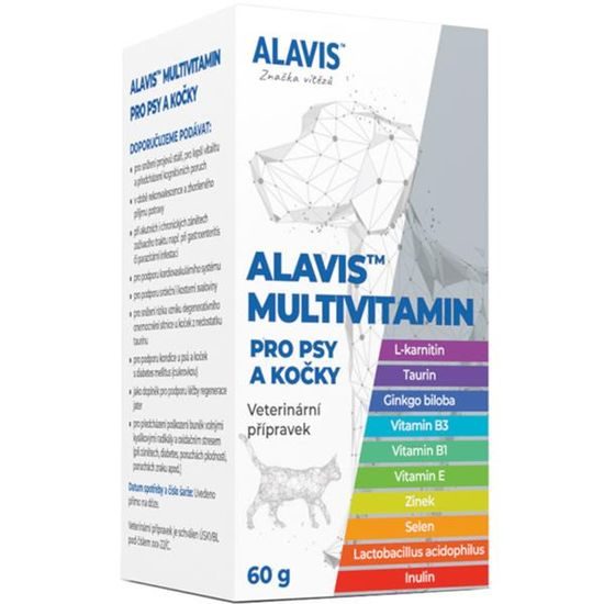 Alavis Multivitamín pro psy a kočky 60g