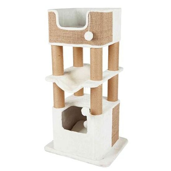 Trixie Škrabadlo LUCANO XXL 110cm bílé/béžové