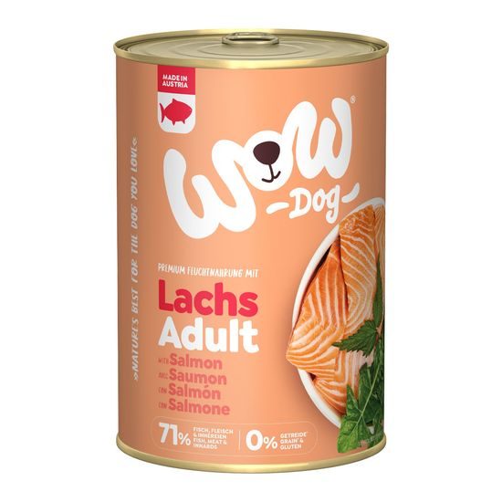 WOW Konzerva Losos s rajčaty Adult 400g