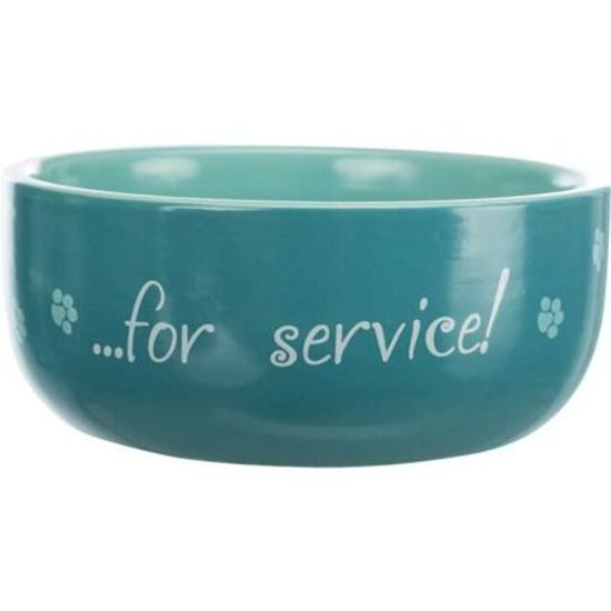 Trixie Keramická miska barevná s ležící kočkou 300ml/11cm