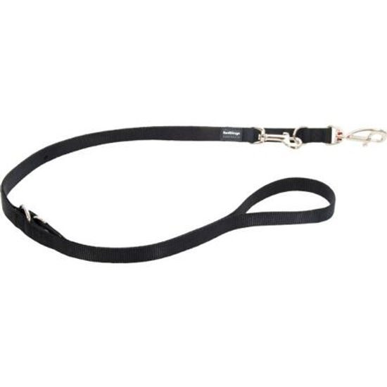 Red Dingo Vodítko přepínací 12 mm x 2 m Černá