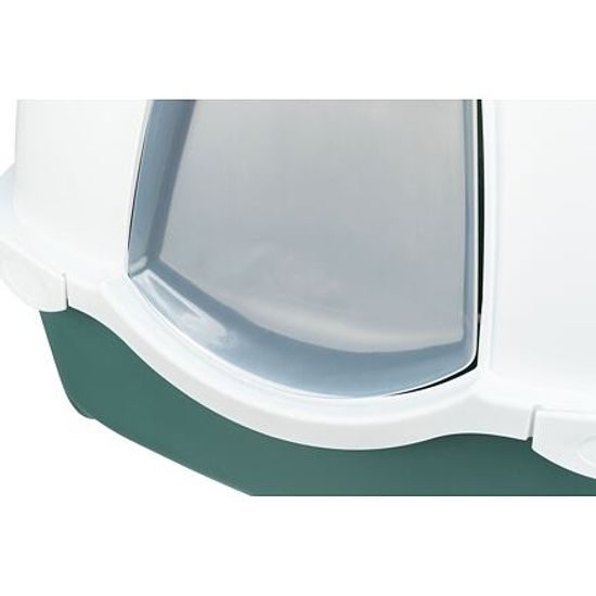 Trixie Toaleta pro kočky DAVIO TOP 56x39x39cm zelená/bílá