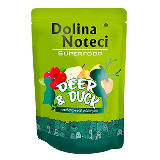 Dolina Noteci SUPERFOODS jelen a kachna kapsička pro psy 300 g