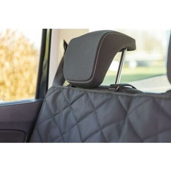 Trixie Polštářový potah do auta dvojitý 95x 10x 50cm černá