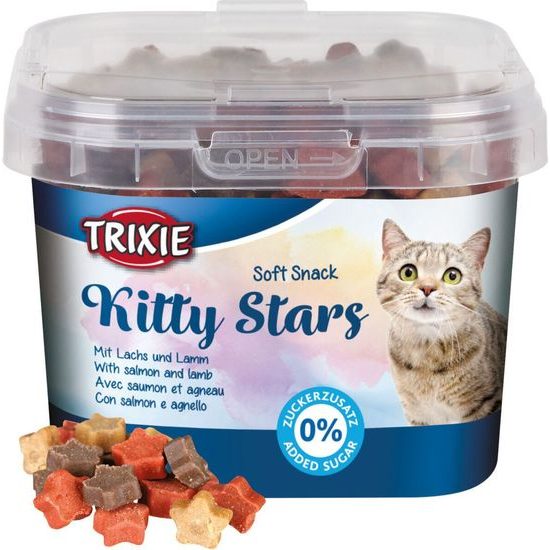 Trixie Soft Snack Kitty Stars hvězdičky losos jehněčí 140g