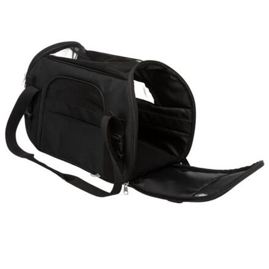 Trixie Transportní taška GINA 42x22x58cm do 6kg prošíváná uvnitř hebký plyš tělová