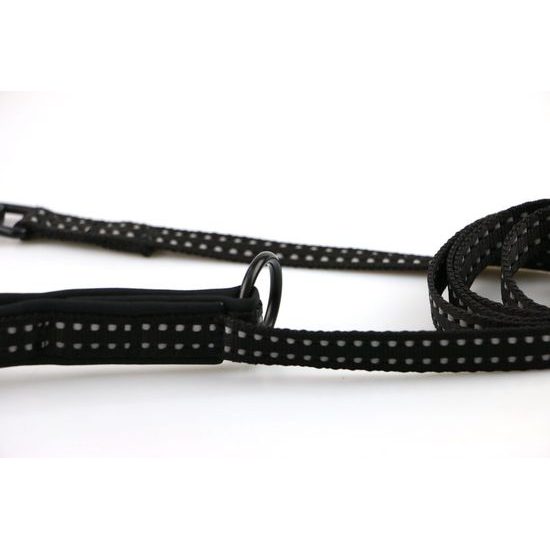 Aminela jednoduché vodítko nepodšité Sport & City 20mm/150cm černá