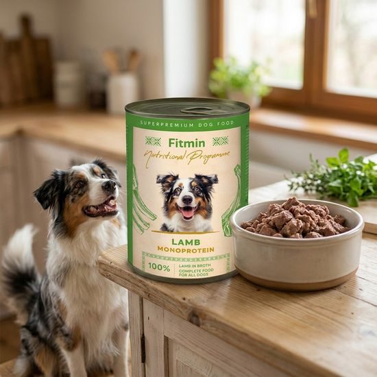 Fitmin NP Konzerva jehněčí pro psy 400 g