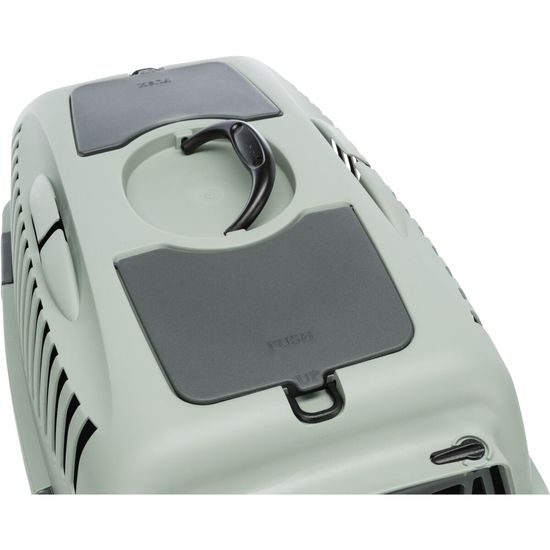 Trixie Be Eco transportní box CAPRI II XS-S: 37x34x55cm (max 8kg) antracitová/šedozelená