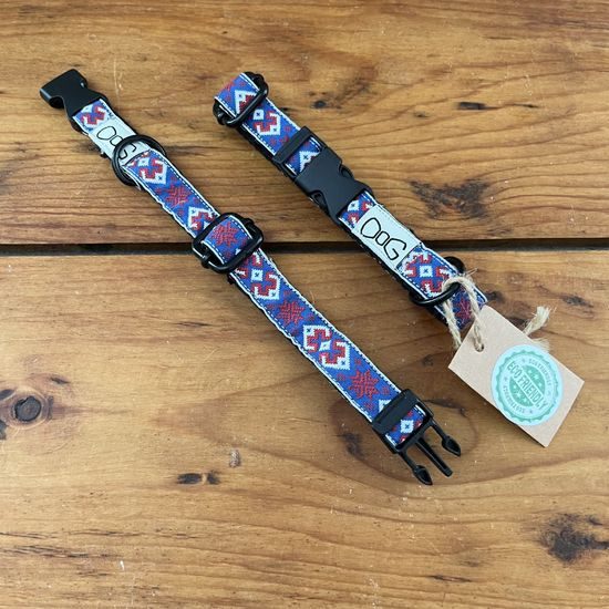 FUNKY DOG Tenký psí obojek 1,5 cm – 100% bavlna