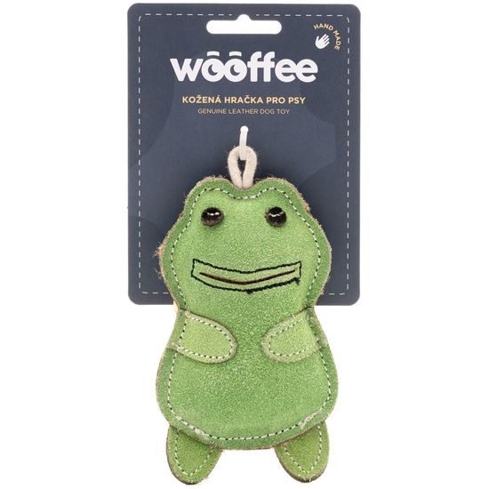 Wooffee kožená hračka Žabka