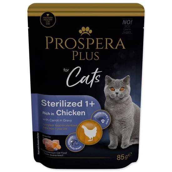 Prospera Plus Kapsička Sterilized 1+, Chicken, Carrot 85g
