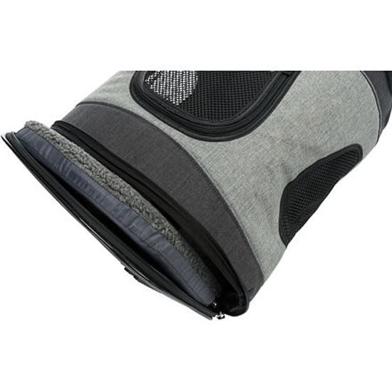 Trixie Nylonový batoh TIMON 34x44x30cm max 12kg šedá